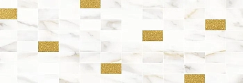 Aragon Декор Белый Мозаичный 20x60